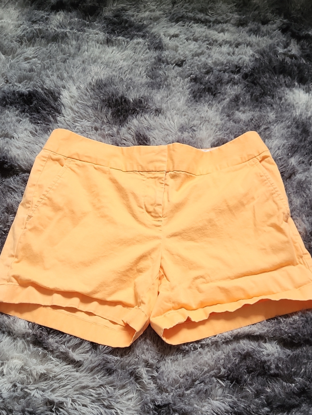 Vineyard Vines Orange Cotton-Blend Casual Shorts